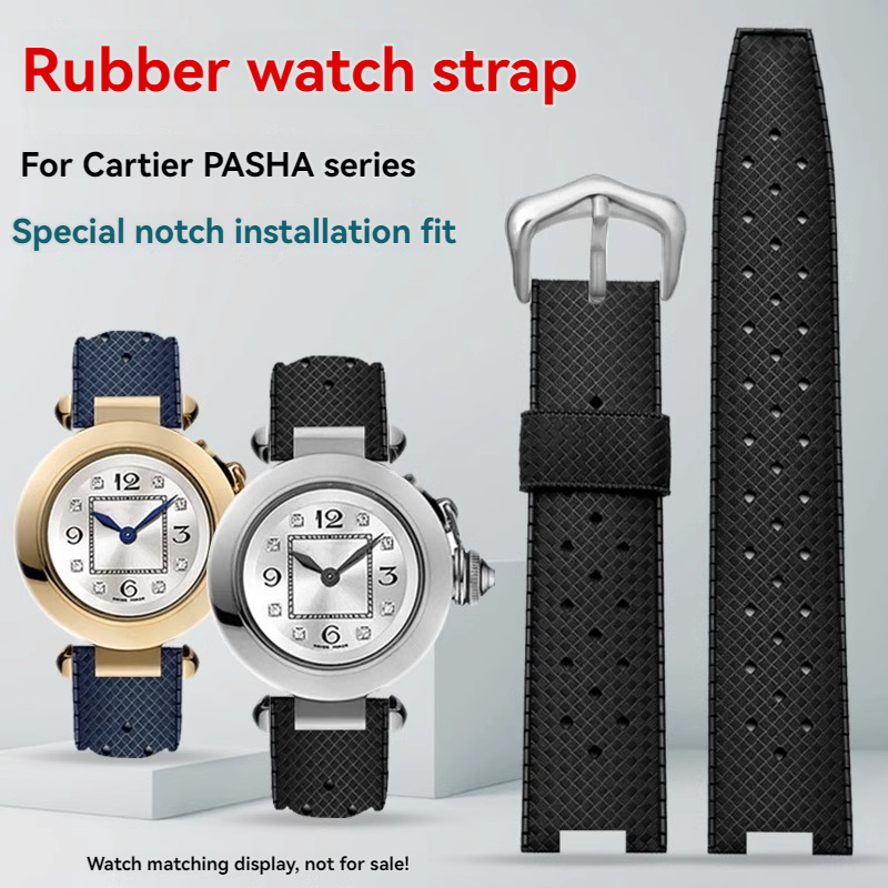 Cartier Watch Tank - Bracelet de montre en caoutchouc pour