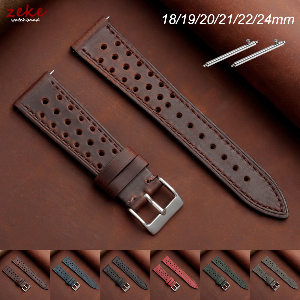 Leather Strap Quick Release - Bracelet de montre en cuir vintage