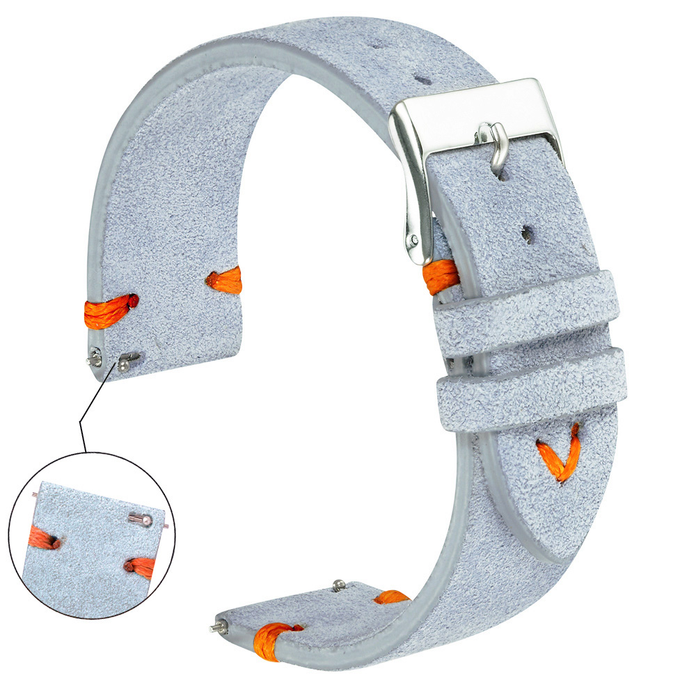 Suede Strap Watch - Bracelets de montre en daim 18mm
