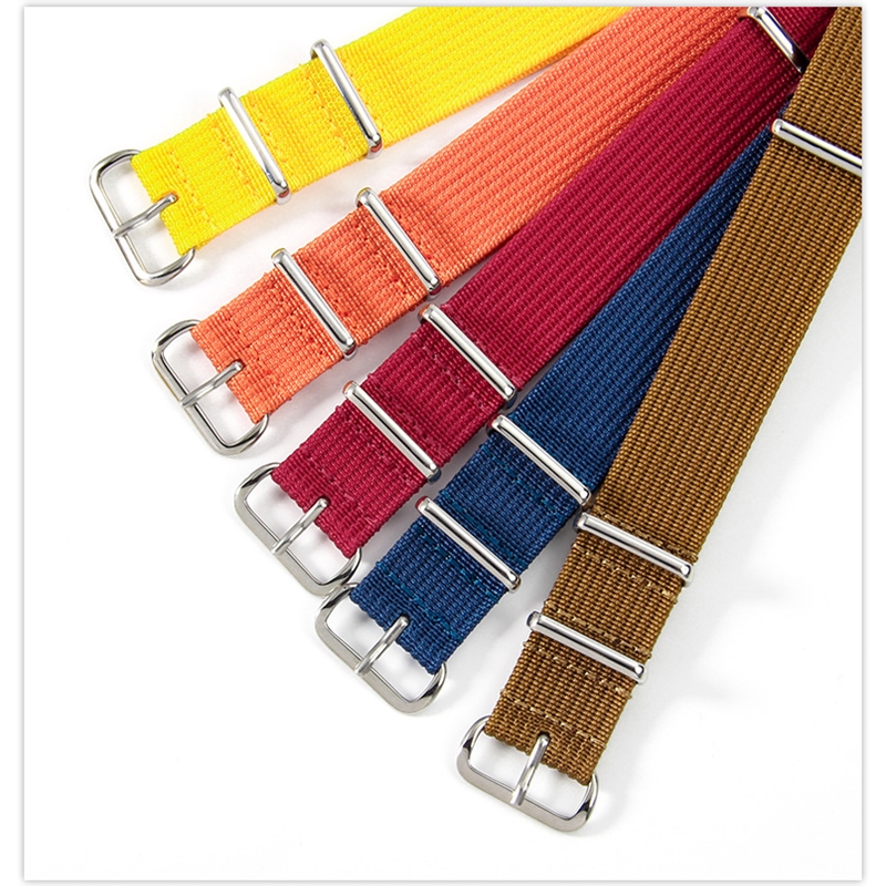 Nato Strap Nylon - 18 20 22mm pour Seiko Samsung