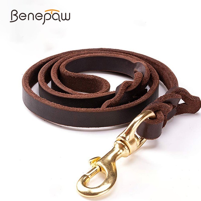 Leather Strap Quick Release - Benepaw – laisse en cuir de