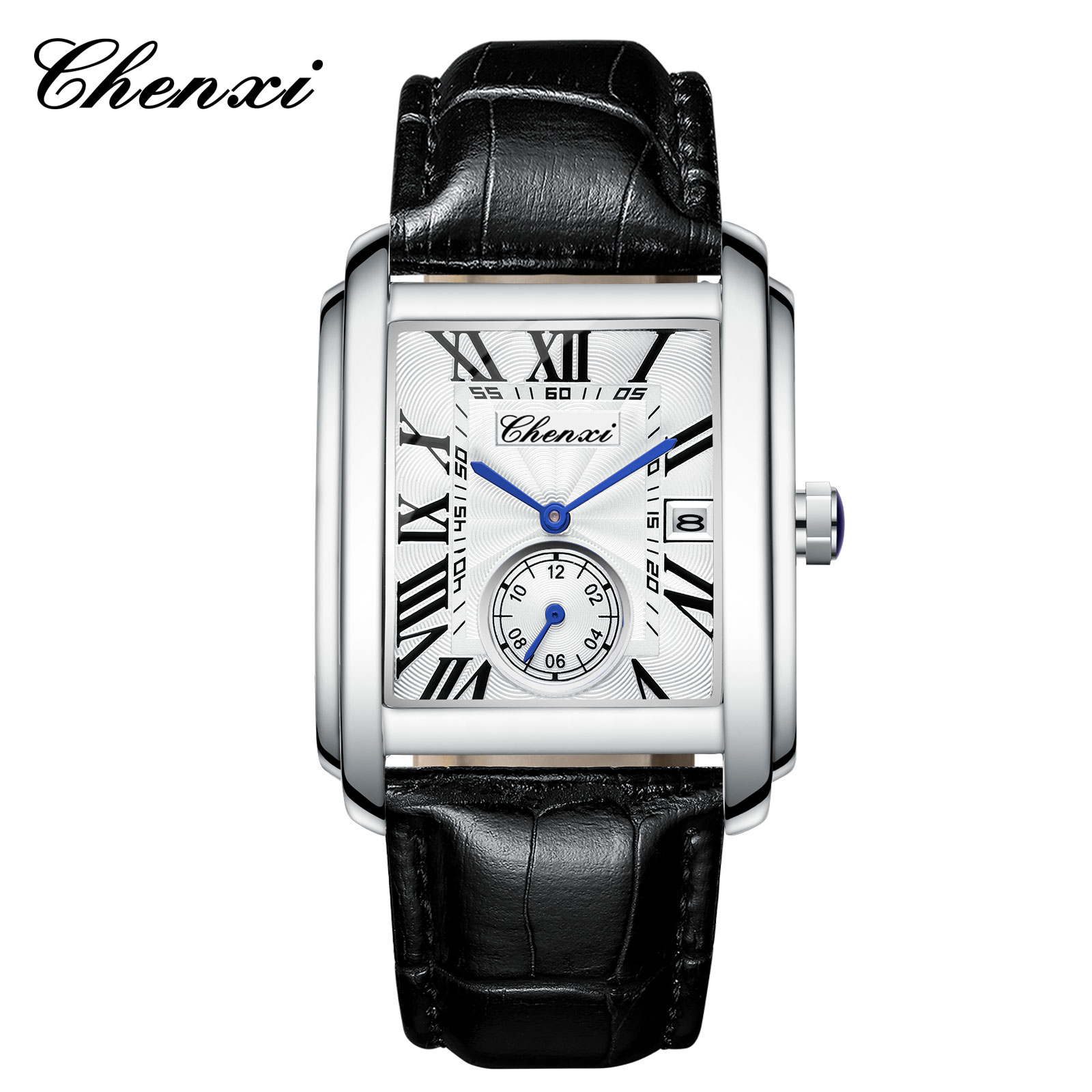 Chenxi 8216 nouvelle mode garç - Leather Watch Band Men avis et prix
