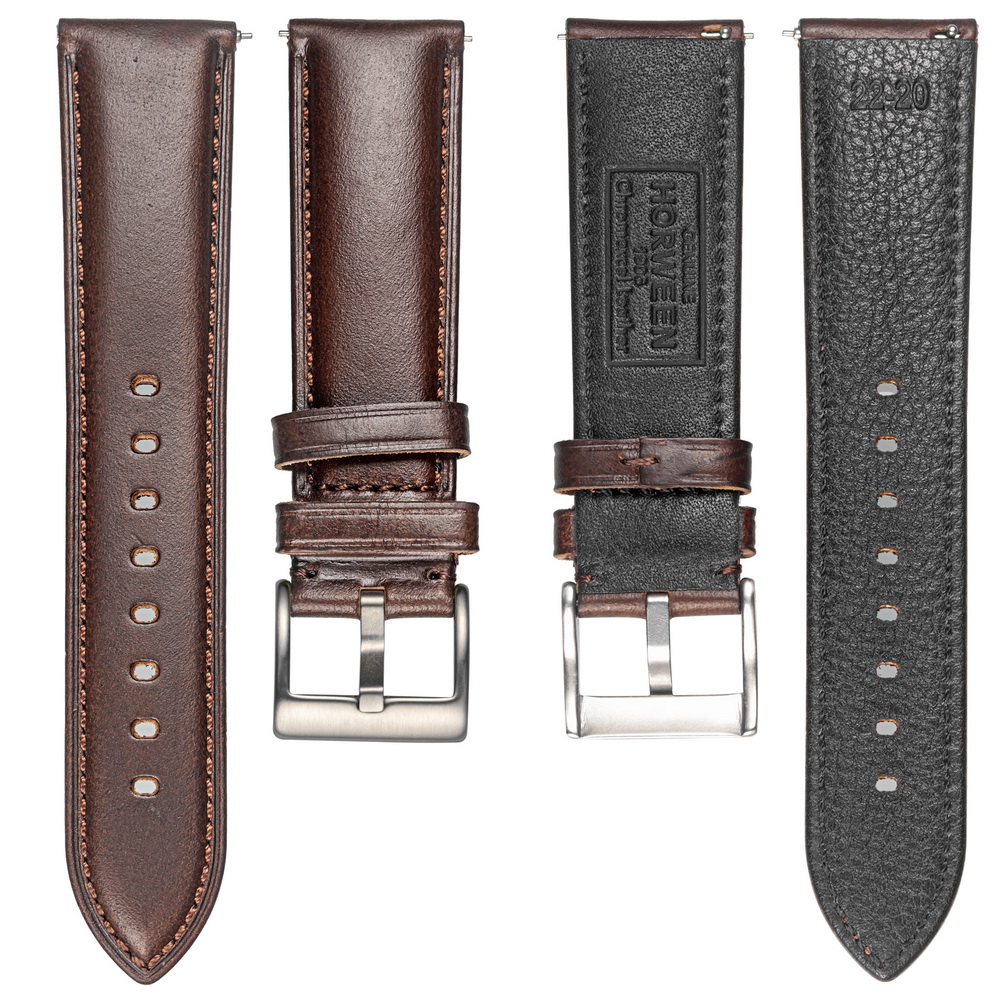 Bracelets de montre Hemsut en  - Leather Strap Quick Release avis et prix