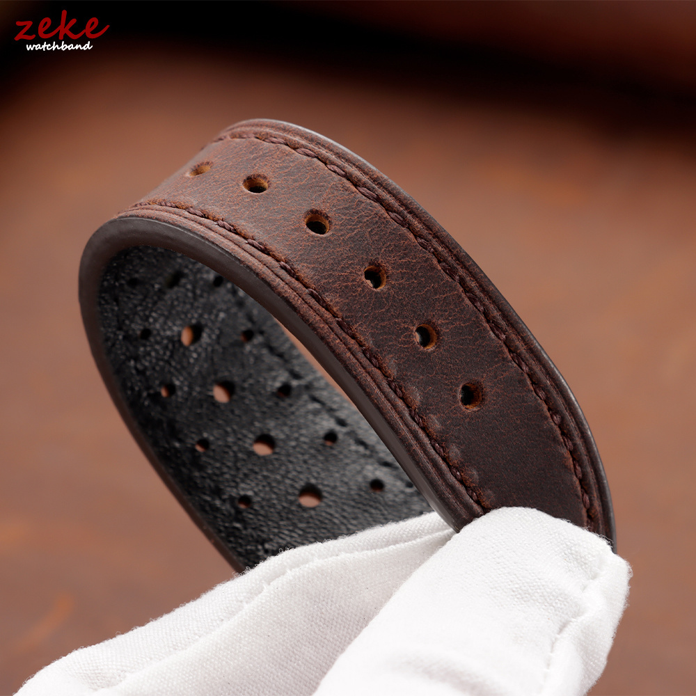 Bracelet de montre en cuir vin - Leather Strap Quick Release avis et prix