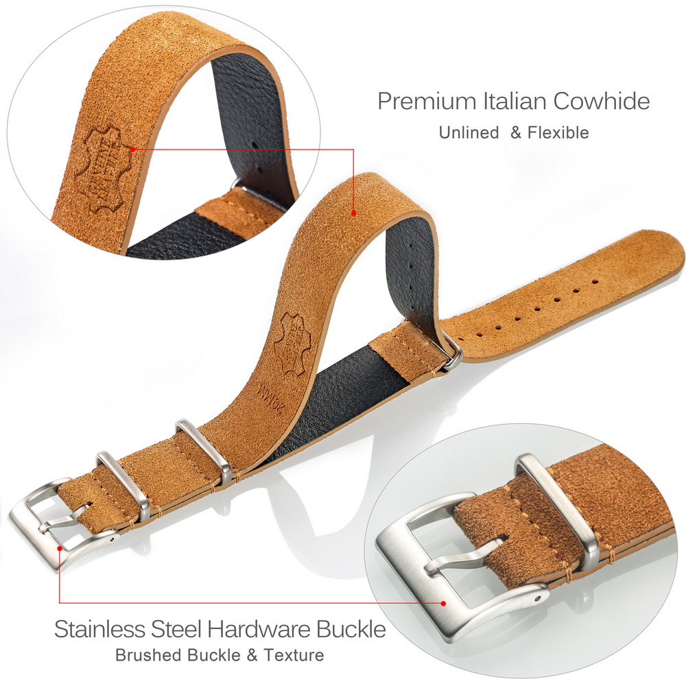 HEMSUT-Bracelet de montre en c - Tropic Strap Vintage avis et prix