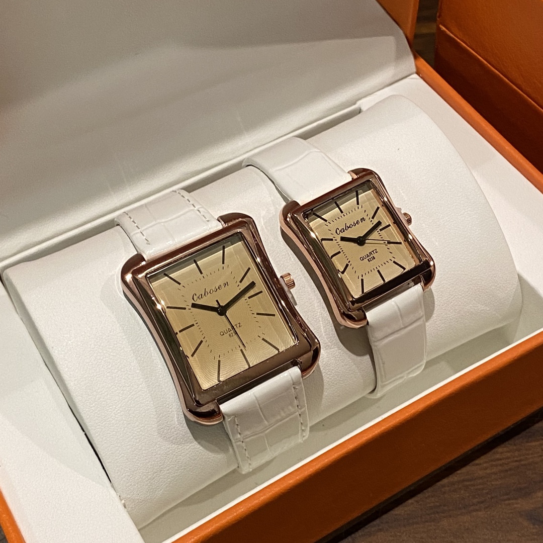 Couple montre mouvement à Quar - Leather Watch Band Men avis et prix