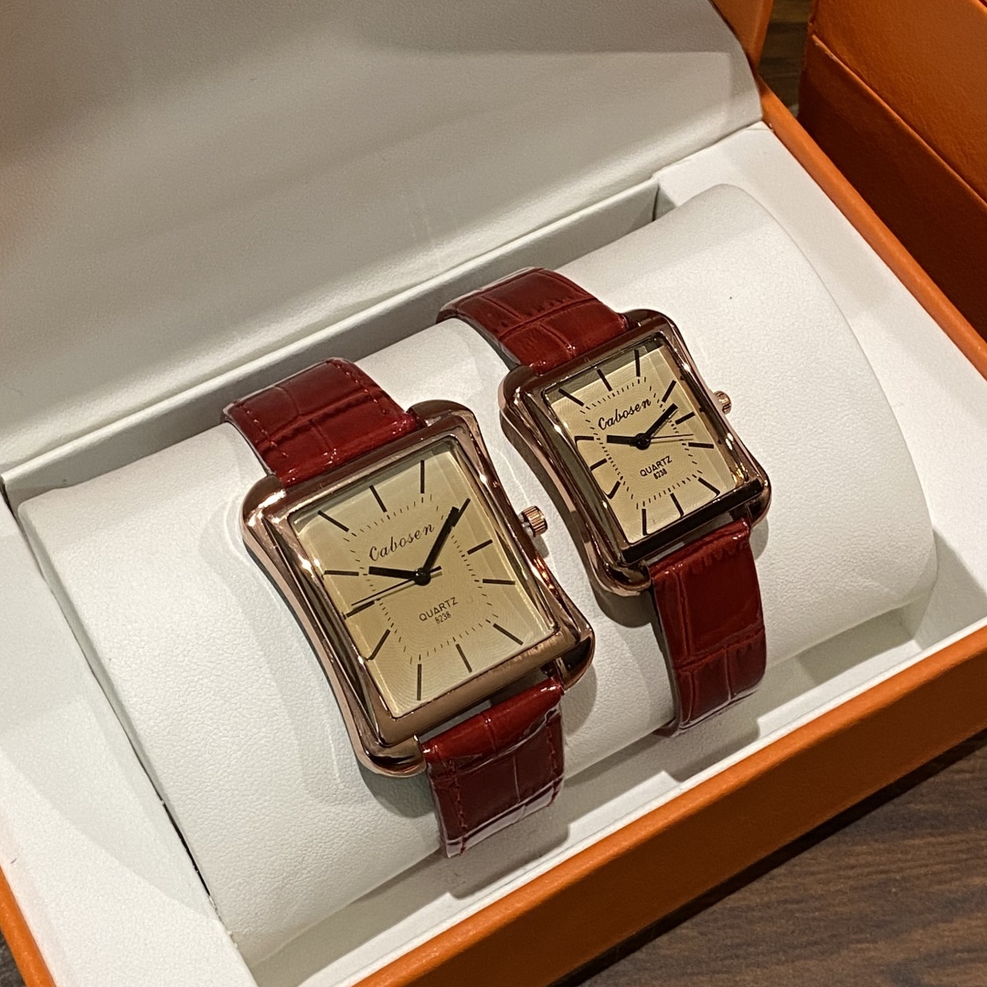 Couple montre mouvement à Quar - Leather Watch Band Men avis et prix