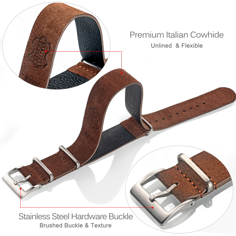 HEMSUT-Bracelet de montre en c - Tropic Strap Vintage avis et prix