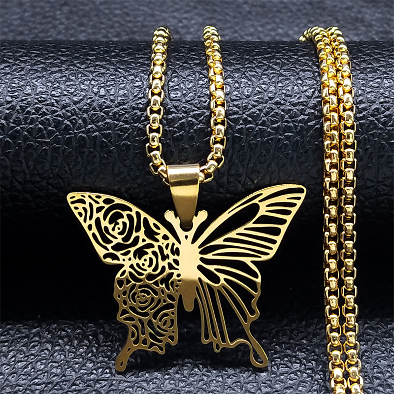 Collier Pendentif Esthétique P - Butterfly Clasp Deployant avis et prix