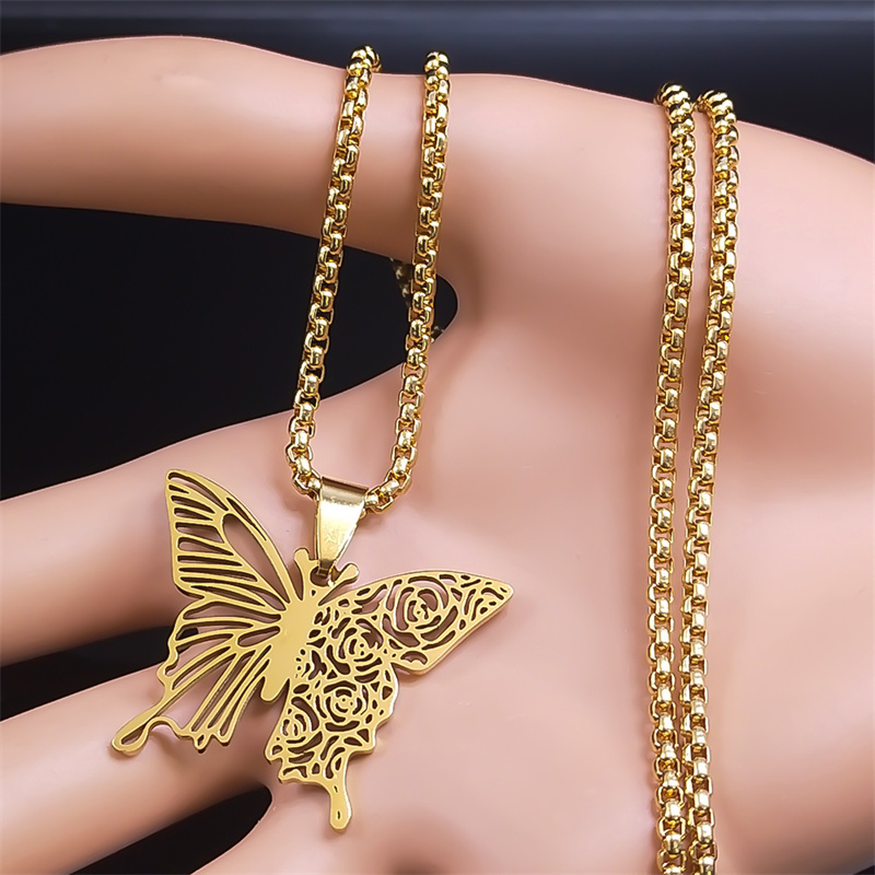 Collier Pendentif Esthétique P - Butterfly Clasp Deployant avis et prix