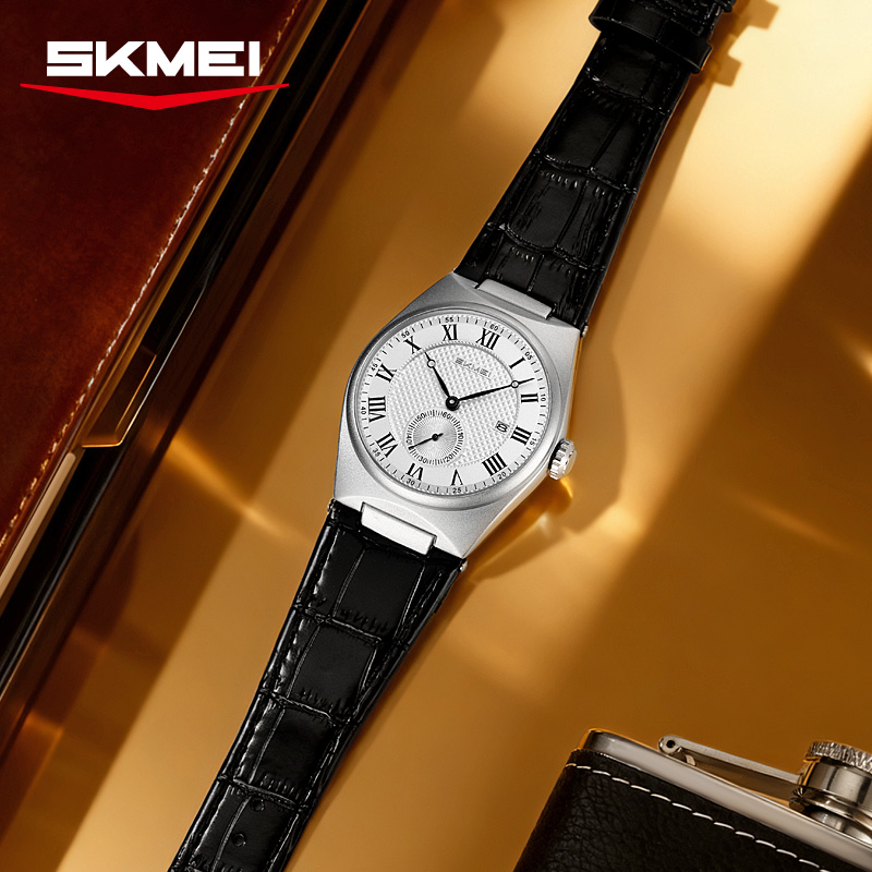 Montre à quartz élégante pour  - Leather Watch Band Men avis et prix