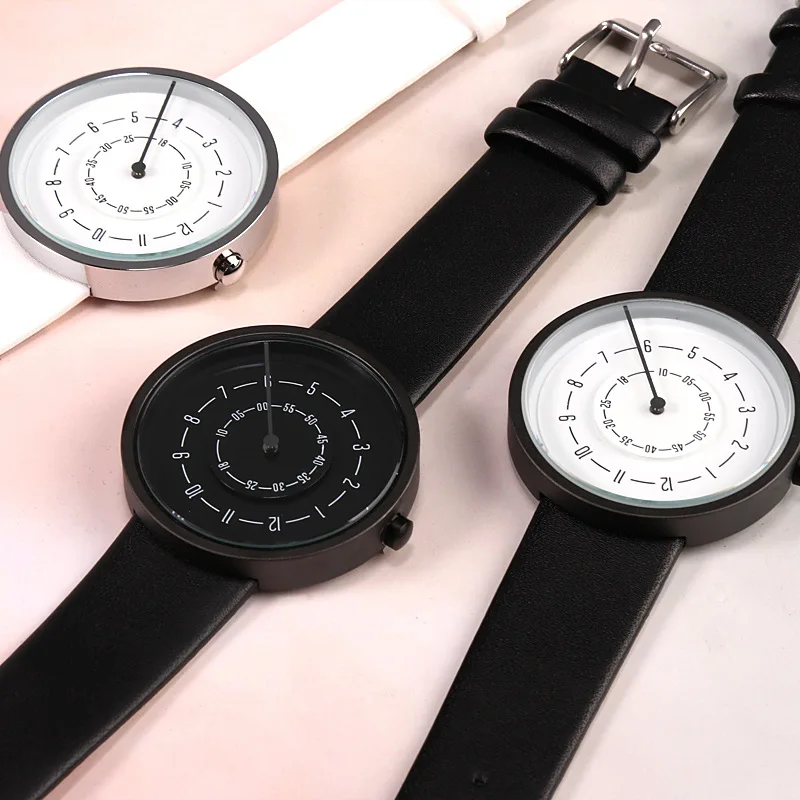 2020 montres créatives mode Si - Leather Watch Band Men avis et prix