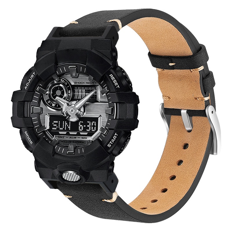 Bracelet en cuir véritable 16m - Casio Watch G-Shock Dw-5600 avis et prix