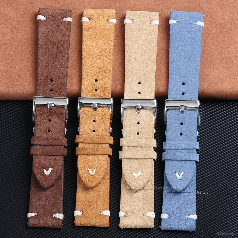 18mm 20mm 22mm haute qualité d - Suede Strap Watch avis et prix